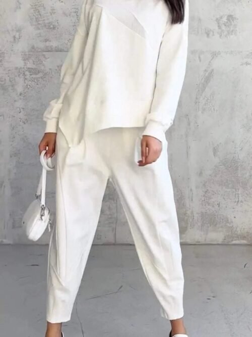 Dviejų dalių laisvalaikio kostiumas ilgomis rankovėmis